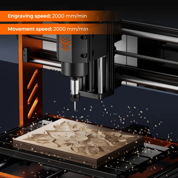 CNC Router, Højhastighedsmotor, Modulært Design,3S CNC