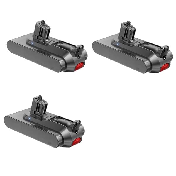 Batteri, 6000/8000mAh, Genopladelig,3Pak 8000mAh