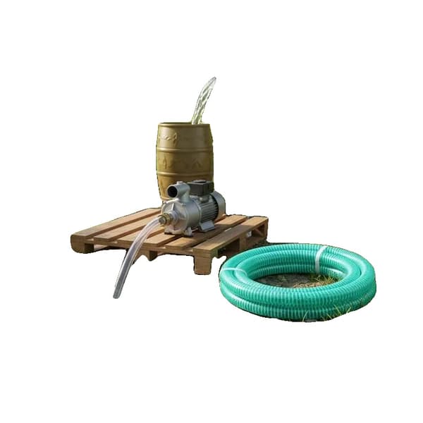 Sugslang, 1 tum diameter, förstärkt PVC-design,Grön