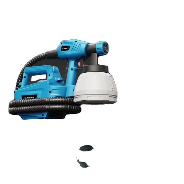 Malersprøjte, 1300ml Beholder, 3 Dyser,Blå