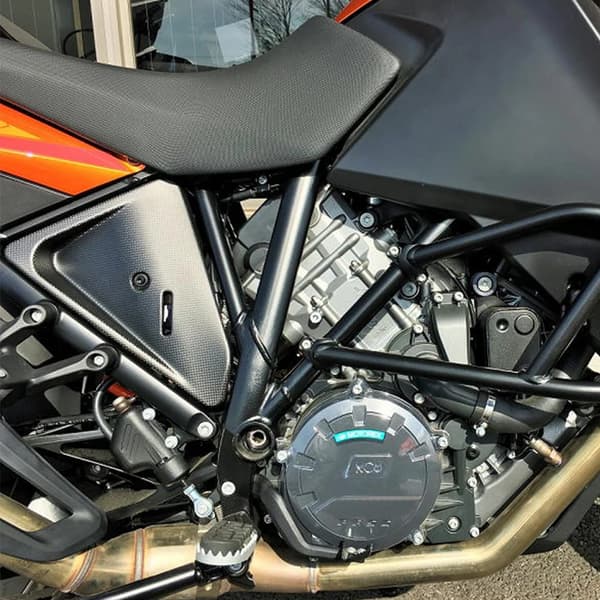 Side Fairing Kit, Premium ABS Material, Kompatibilitet med KTM-modeller,sort