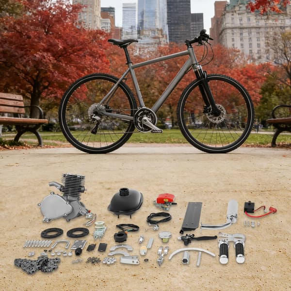 Cykelmotor Kit, 100CC, Hög Prestanda,svart