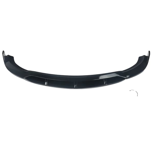 Front Bumper Lip, Aerodynamisk Design, Blank Finish,glans sort