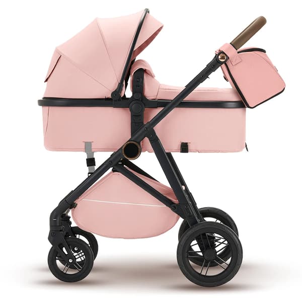 Spædbarnsklapvogn, Rummelig 2 i 1 Design, To-Vejs Sæde,pink