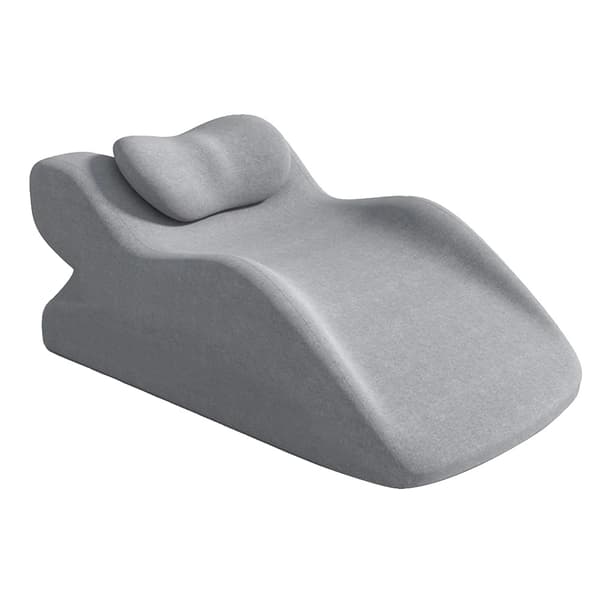 Benhöjningskudde, Ergonomisk Design, Mångsidigt Stöd,Ljusgrå