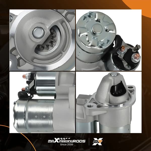 Startmotor, 12V, 18,9 cm Bredd, 15 cm Höjd, 29,5 cm Längd, 3450 g Vikt