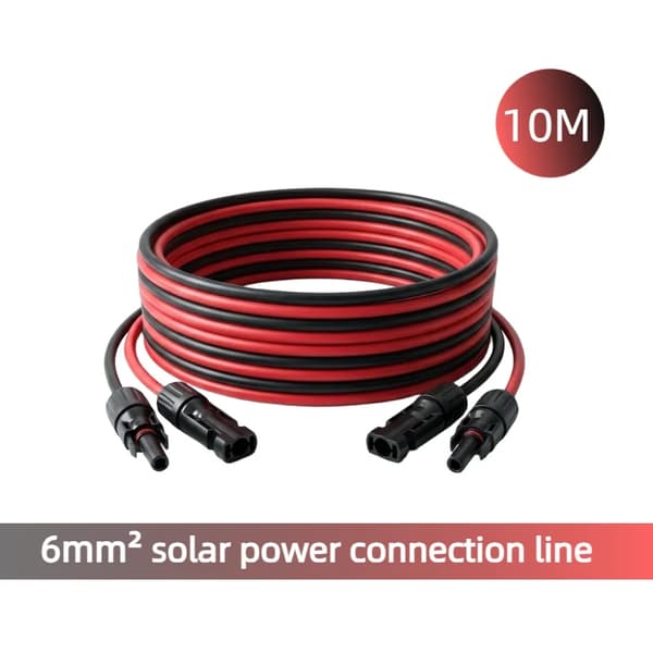 Solkabel, Mångsidig Kompatibilitet, Hållbar Konstruktion,10M  6mm2