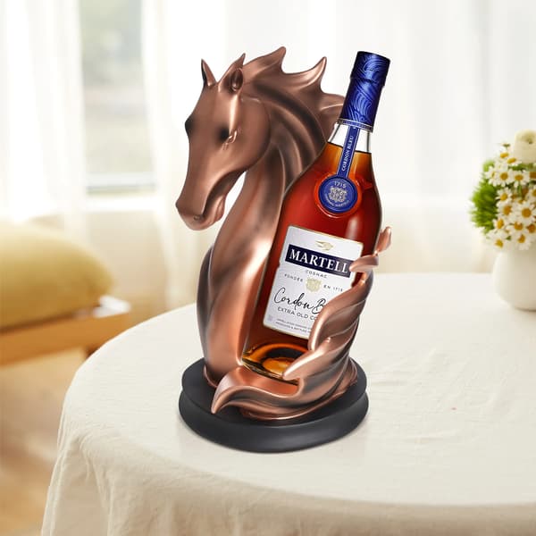 Vinhylde, Hestestatue Design, Borddisplay,Rød Kobber