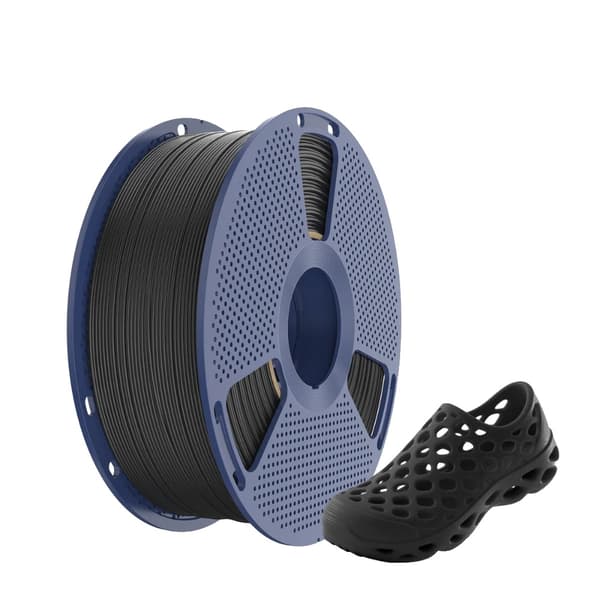 3D-printer filament, høj elasticitet, nem at bruge,Sort
