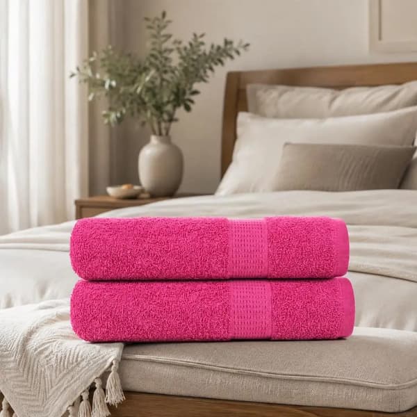 Hårhåndklæde, Blødt og Absorberende, Hurtigtørrende Ydeevne,Rose
