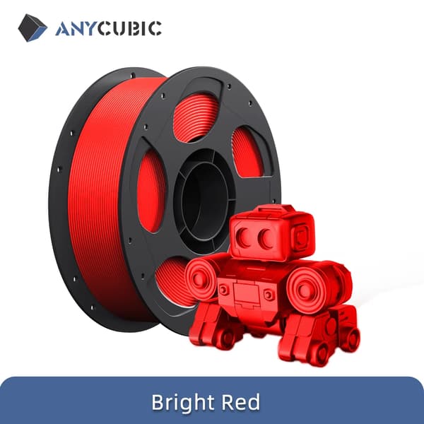 3D-utskrift Filament, PLA-material, Hög hastighetskompatibilitet,1KG röd