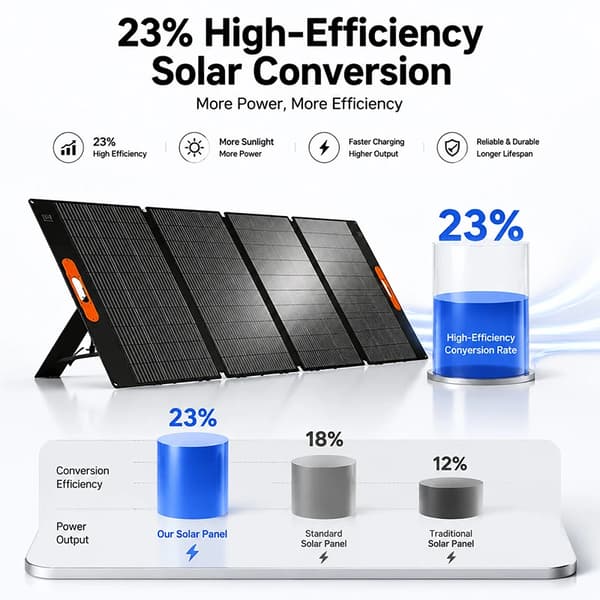 Solpanel, Bærbar, Høj Effektivitet,SP420W
