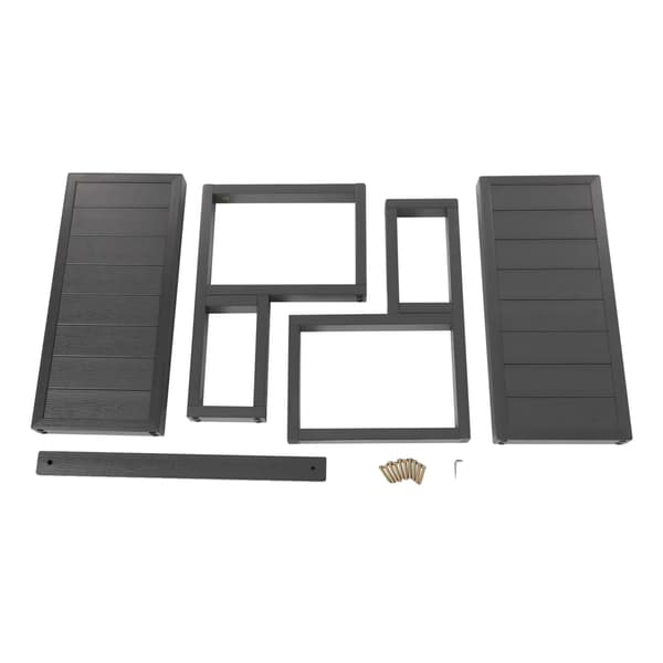 Spa Trin, Skridsikker Overflade, Ergonomisk Design,sort