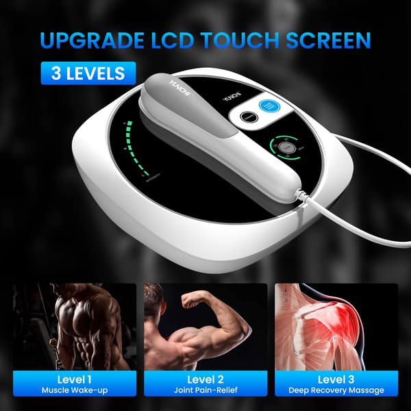 Ultralyd Fysioterapi Instrument, 3 Intensitetsniveauer, Realtids Overvågning,cs02