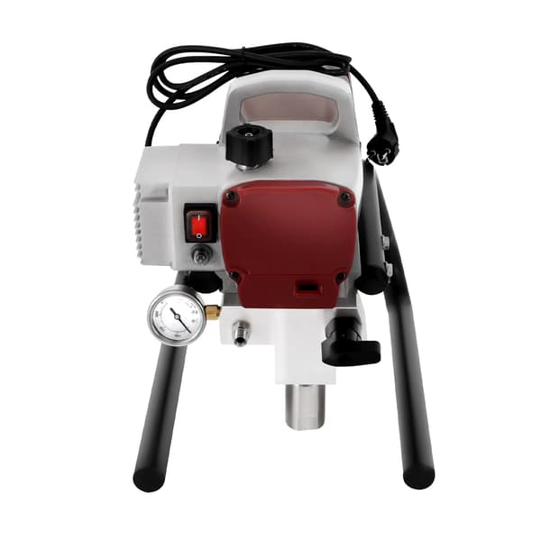 Luftlös Väggfärgspruta, 1800W Motor, Justerbart Spruttryck,EU, Röd