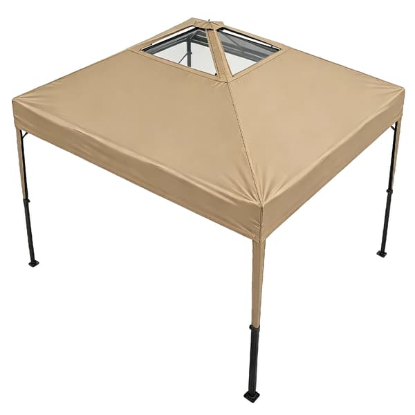 Gazebo, Bærbar Design, Vandafvisende,Khaki