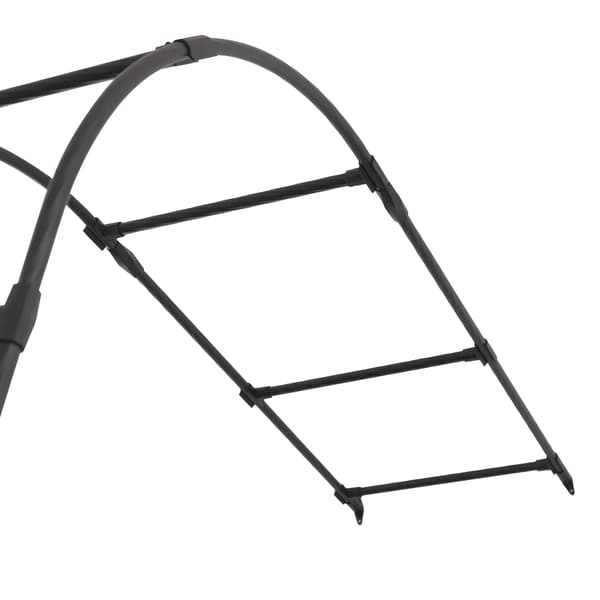 Trädgårdsgaller, Robust Stål, Modern Design,svart