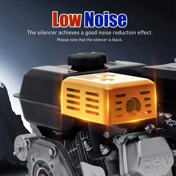 Go-Kart Motor, 7,5 HK, 4-Tak,sort