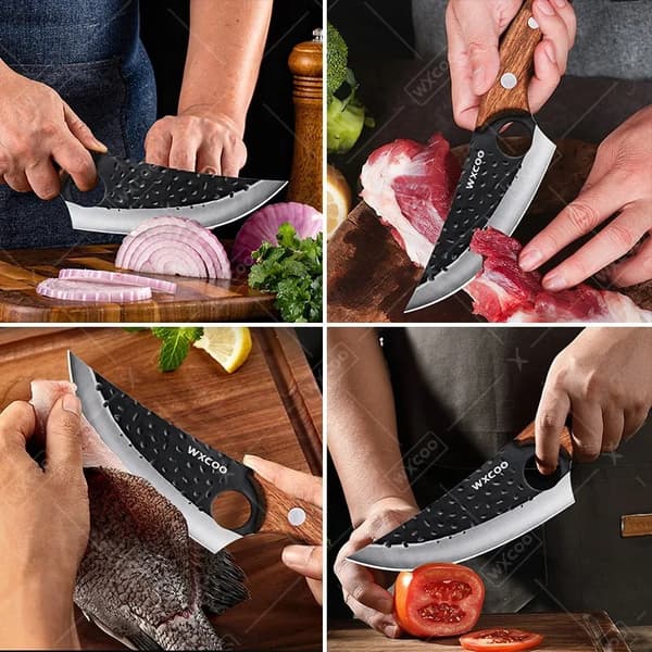 Grøntsagshakker, Rustfrit Stål, Multifunktionelt Køkkenværktøj,7PCS