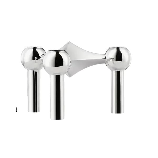 Ljuslykta, Modern Stål Design, Mångsidig Heminredning,1PCS Silver