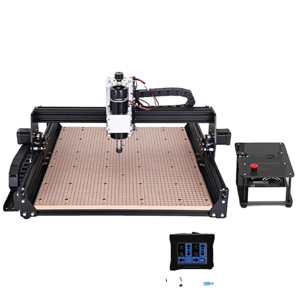 CNC-maskin, 3-axlar, GRBL-kontroller,Ingen laser-b, MDF med Touch Controller