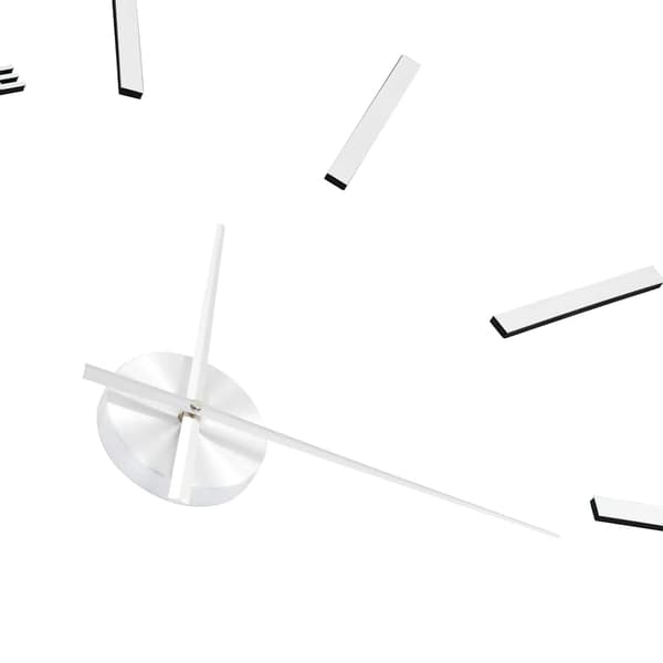 Väggklocka, 100 cm Diameter, Modern 3D Design, Tygmaterial, Lätt Installation, Elegant Heminredning