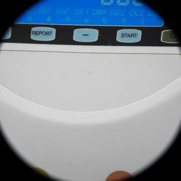 Møntsorterer, Automatisk Tælling, Stort LCD-display,Rød