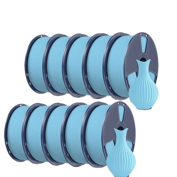 PLA Filament, Højhastighedsprint, Tangle-Free Design,HSMPLA Himmelblå