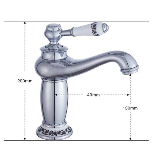Vaskeskuffe, Retro Stil, Vandbesparende Design,Messing, G3/8