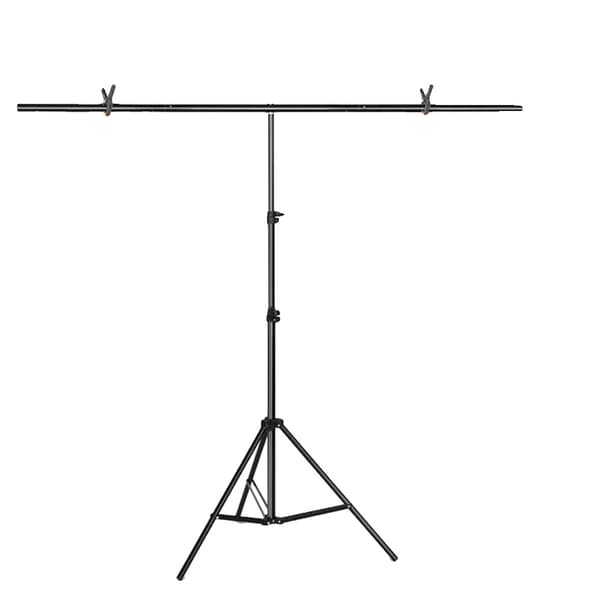 Baggrundsstøtte, Justerbar Tripod, Nem Samling,2x2M 3stk klude