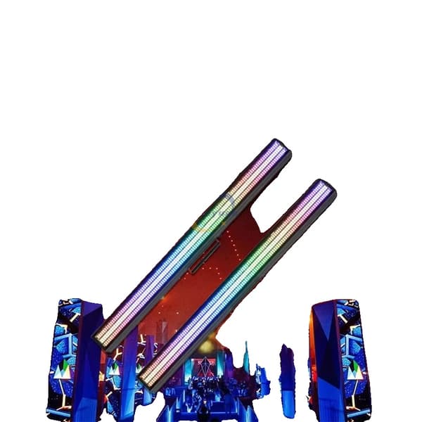 LED-ljusramp, DMX-kontroll, strobe- och jagande effekter,2 PCS