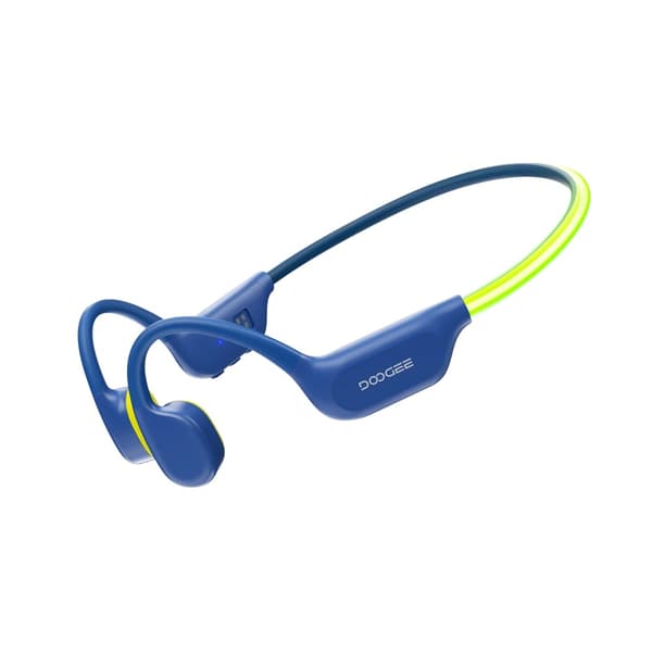 Knogledningshörlurar, Vattentåliga, Bluetooth 6.0, BLÅ