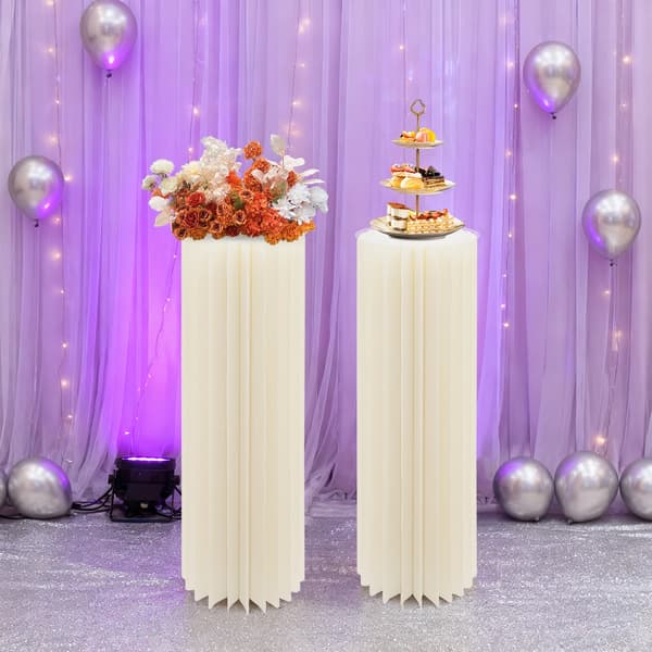Blomsterstande, Sammenklappeligt Design, Moderne Stil,M, HVID