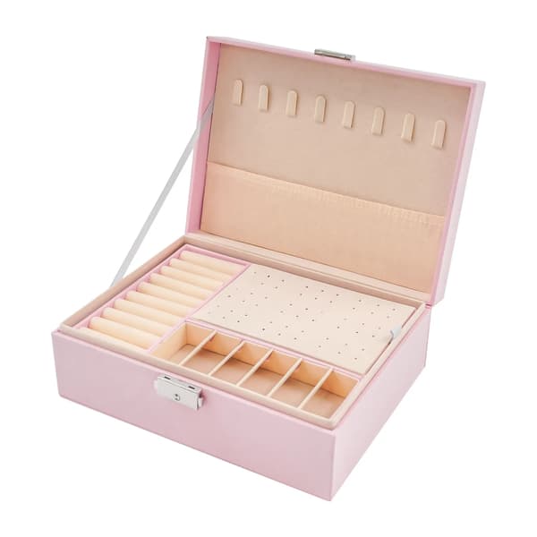 Smykkeorganisator, Holdbart Materiale, Multifunktionelt Design,Pink