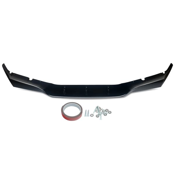 Front Bumper Diffuser, Nem Installation, Vejrbestandig,Glans Sort
