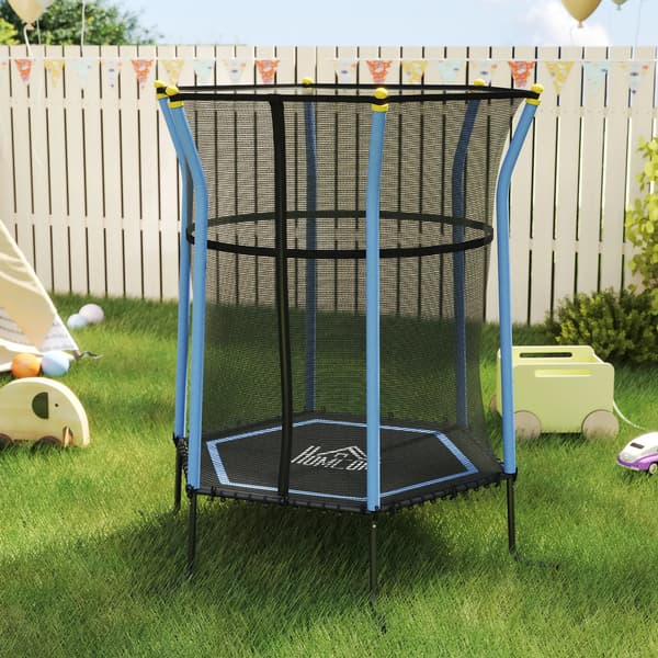 Trampolin, Sikkerhedsnet, Lynlåsåbning,hær grøn
