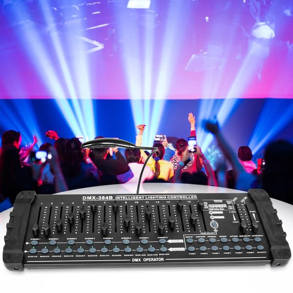DMX-controller, 384 kanaler, MIDI-kontrol,EU stik
