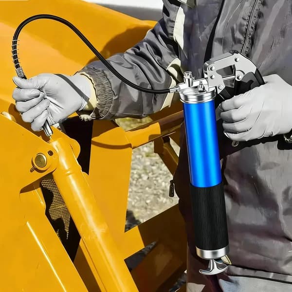Fettpistol, Högtryck 8000 PSI, Manuell Drift,Blå