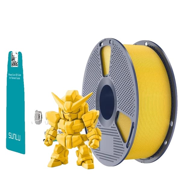 3D-printer filament, PLA Plus, egnet til FDM-printere,Livlig Gul