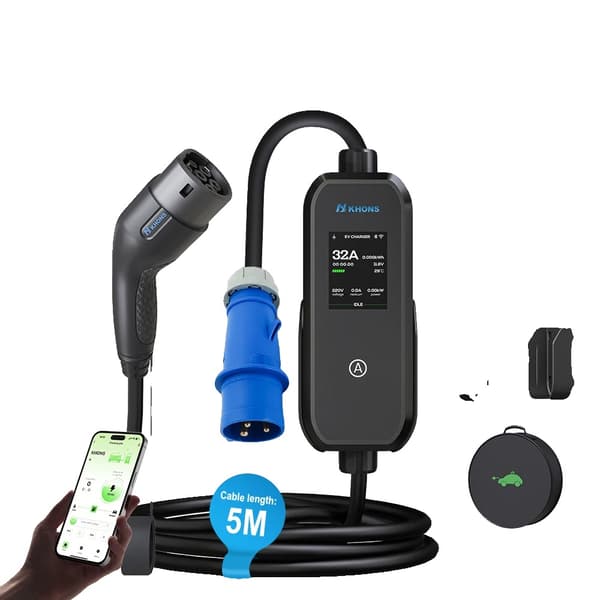 EV-lader, 7kW effektudgang, smart kontrol,7kw