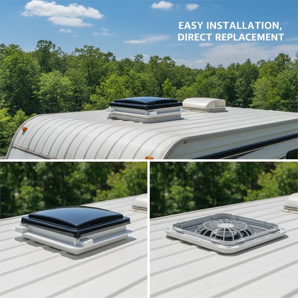 Takventilator, Effektiv Luftflöde, Enkel Installation,VIT