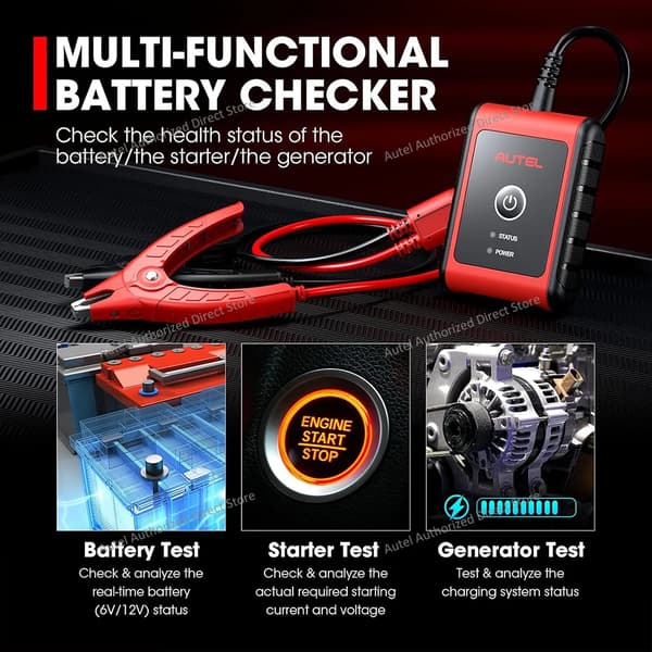 Bilbatteritesteren, Adaptiv Ledningsevne, PDF Rapportering,BT506