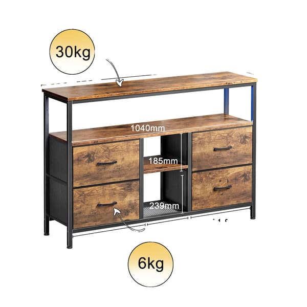 Kommode, Moderne Design, God Opbevaringsplads,240403PH0402