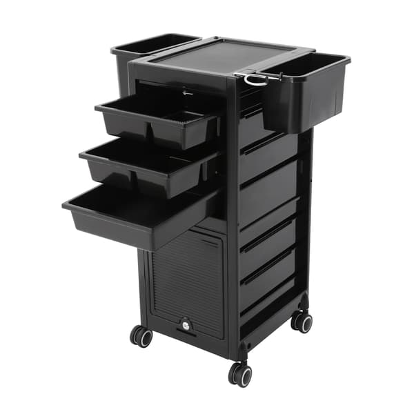 Salonvogn, Mobil Organizer, God Opbevaringsplads,sort