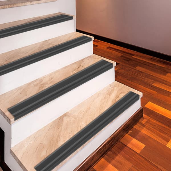 Trappe Tæppe Tape, Skridsikker Overflade, Nem Installation,sort