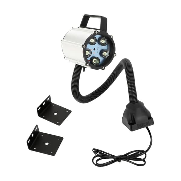 Arbejdslampe, LED-lyskilde, fleksibel armdesign,fast base
