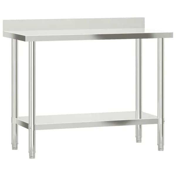 Arbejdsbord, Rustfrit Stål Materiale, Kraftig Design,hær grøn