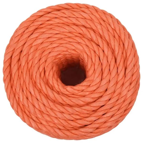 Arbetsrep, 10 mm Diameter, 25 m Längd,Orange