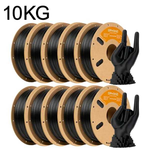 3D-skrivarfilament, kolfibermaterial, hög styvhet,PETG-CF Svart