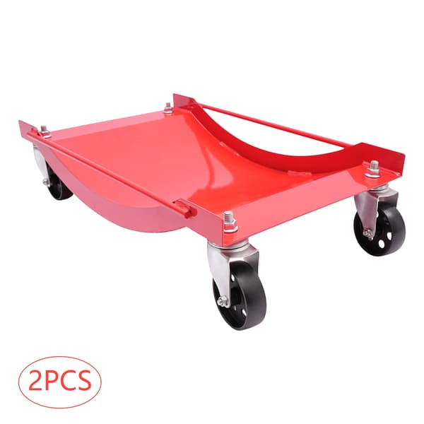 Bil Däck Trolley Dolly, Tungt, Lätt Rörlighet,Röd